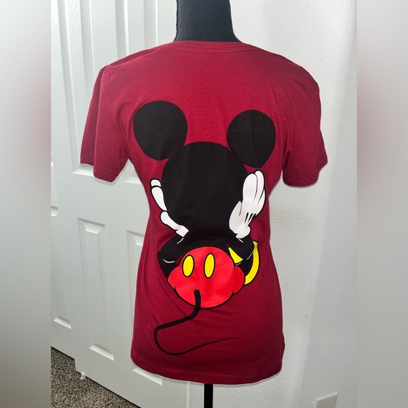 Disney Mickey Mouse Red T-Shirt - Picture 3 of 4